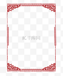 古风窗棂图片_中国风古典花纹边框素材