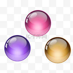 玻璃质感水晶球
