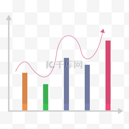 价格走势图图片_简约市场调查PPT矢量元素