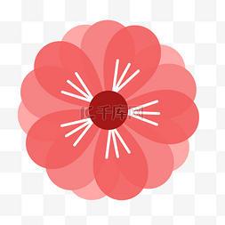 樱花素材图片_矢量图水彩粉色樱花