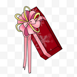 粉色圣诞礼盒图片_红色圣诞礼盒