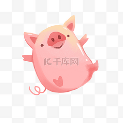 粉色小猪图片_卡通粉色小猪下载