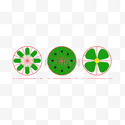 手绘风扇图片_矢量手绘绿色风扇