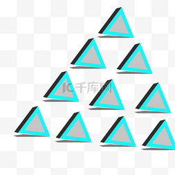 科技不规则几何体图片_科技不规则图形三角锥