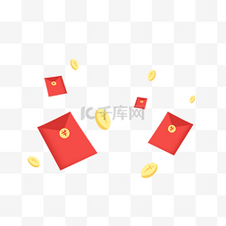 掉金币图片_在空中飘着的金币和红包