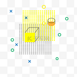 橄榄枝矢量图图片_孟菲斯风格矢量图