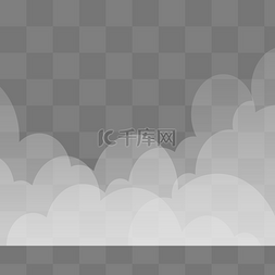 创意喷溅式方格图片_卡通白色云雾下载