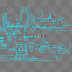商务科技电路图元素