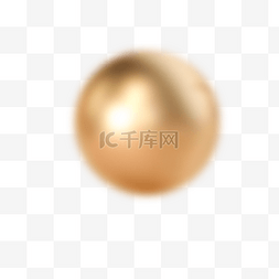 金色圆球球体