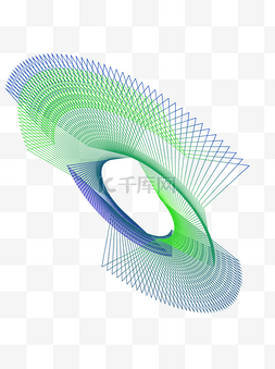 线条线条形状图片_科技风格创意线条形状渐变