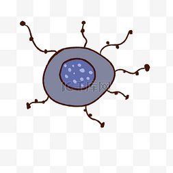 蓝色细菌病毒图片_蓝色细菌病毒