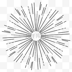 超绚放射状矢量图