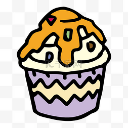 logo图片_黄色的卡通沙河蛋糕
