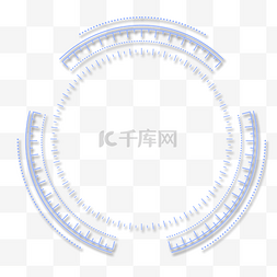 科技图片_蓝色科技感的圆圈