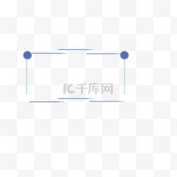 科技不规则图形长方形