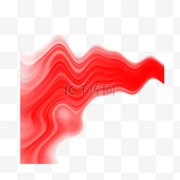 红色动感曲线图片_红色线条创意底纹