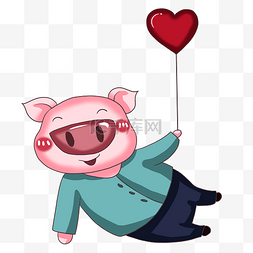 粉红小猪可爱小猪漫画猪