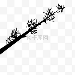 ps植物装饰图案竹子