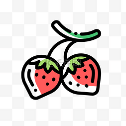 mbe水果风格图片_mbe风格草莓装饰图标