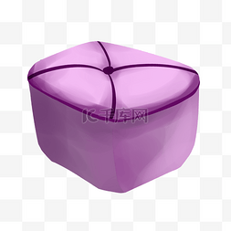 抽绳收纳袋图片_紫色的凳子 