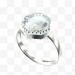 结婚图片_3D女性钻石戒指