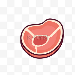 猪肉矢量插画PNG