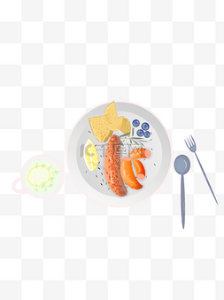 营养美味图片_小清新营养美味早餐设计