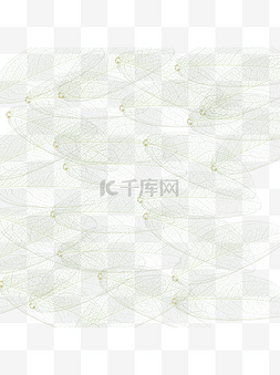 中国风绿色叶脉底纹设计元素
