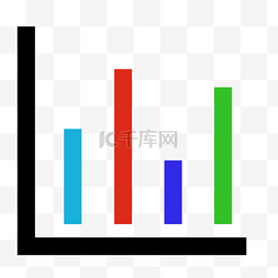 商务图片_矢量彩色条形图表