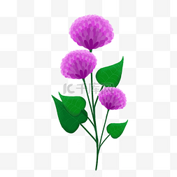 绿色植被图案图片_唯美紫色花瓣