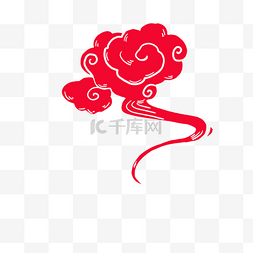 红色祥云系列古典中国风