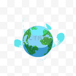 环境保护创意插画图片_地球环境保护插画