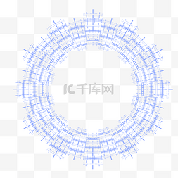 圆环卡通图片_科技数码光圈圆环图