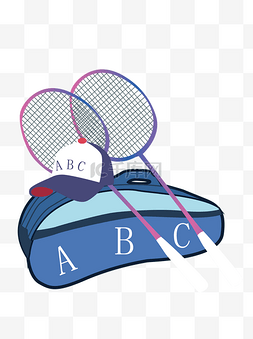 ABC羽毛球排元素设计