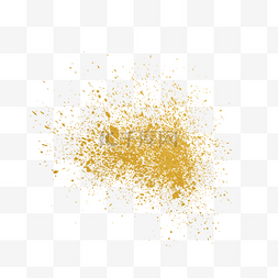 金色分子图片_大气金色粉尘爆炸分子