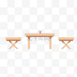 桌子和凳子手绘设计图