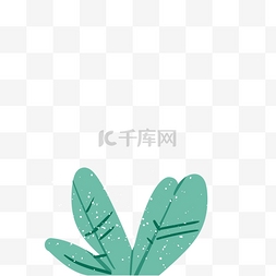 绿色植物盆景免抠图