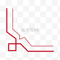 中式卡通中国风花纹装饰图案