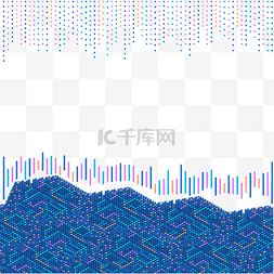 简约大气背景素材图片_矢量抽象点线科技底纹