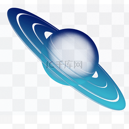 星球宇宙绿色渐变png免抠图