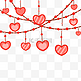 情人节爱心挂饰