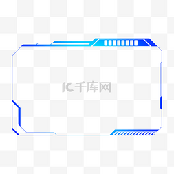 高清云层图片_科技元素边框高清图