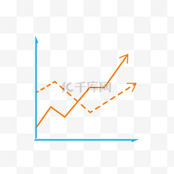 数据图片_矢量实线虚线数据轴