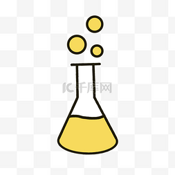 运动分子图片_黄色化学实验器皿