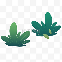 绿色植物纹理图片_绿色植物灌木元素