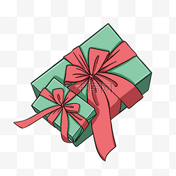 圣诞合集图片_圣诞元素贴纸-礼物盒1