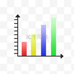 行情走势图图片_蓝色柱形数据