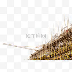 建筑建筑工地工地脚手架