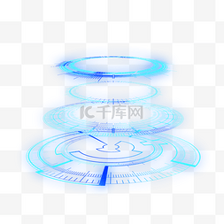 科技元素荧光开启高清图