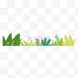 绿色植物素材图片_春天绿色植物叶子